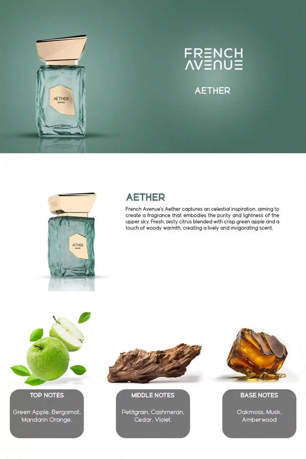 French Avenue Aether 100ml | Best Warm Spicy Unisex Parfum UK