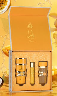 Lattafa Yara Tous 3 Piece Gift Set | Best Tropical Mango Coconut Gift Set UK