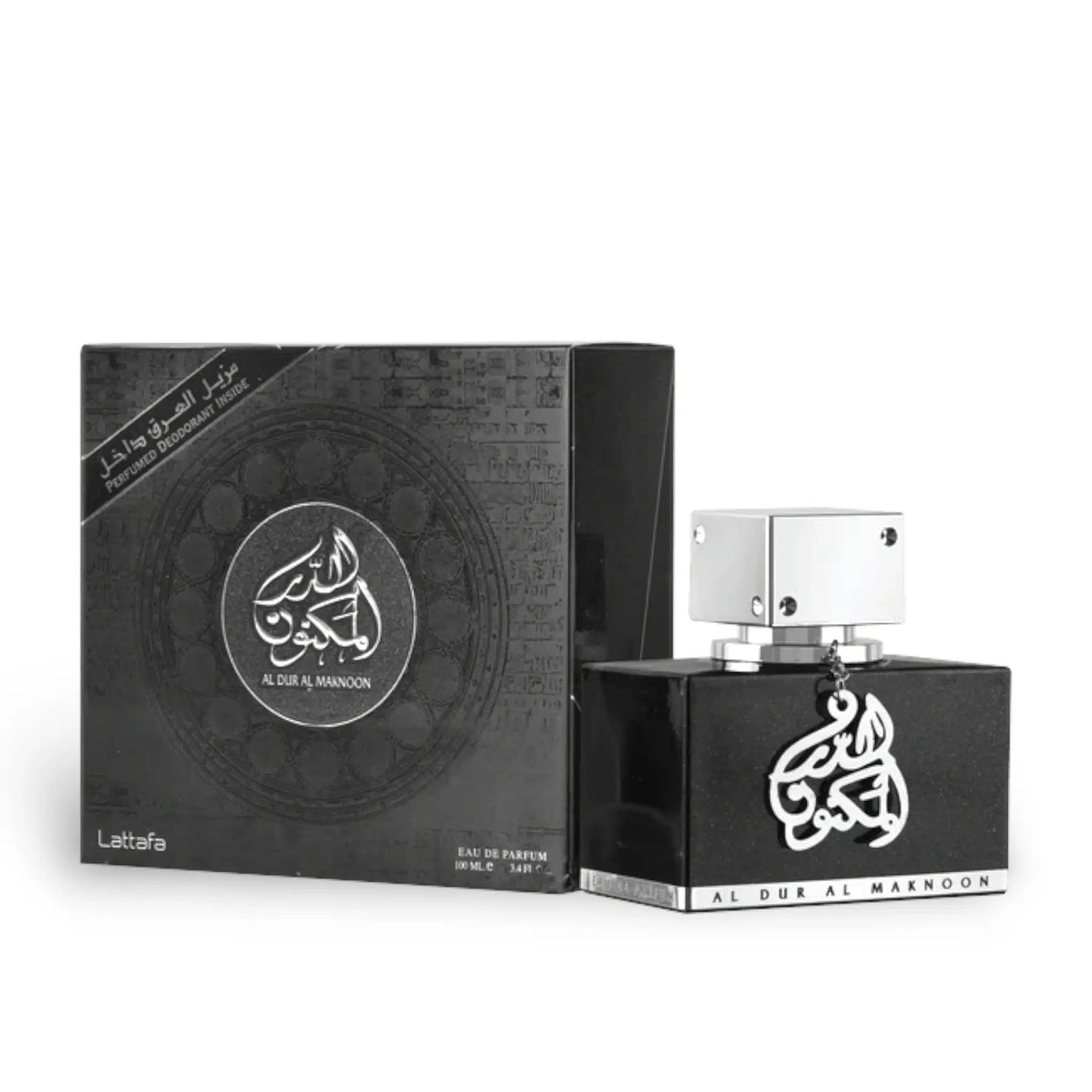 Lattafa Al Dur Al Maknoon Silver 100ml | Best Smoky Pineapple Unisex Parfum UK