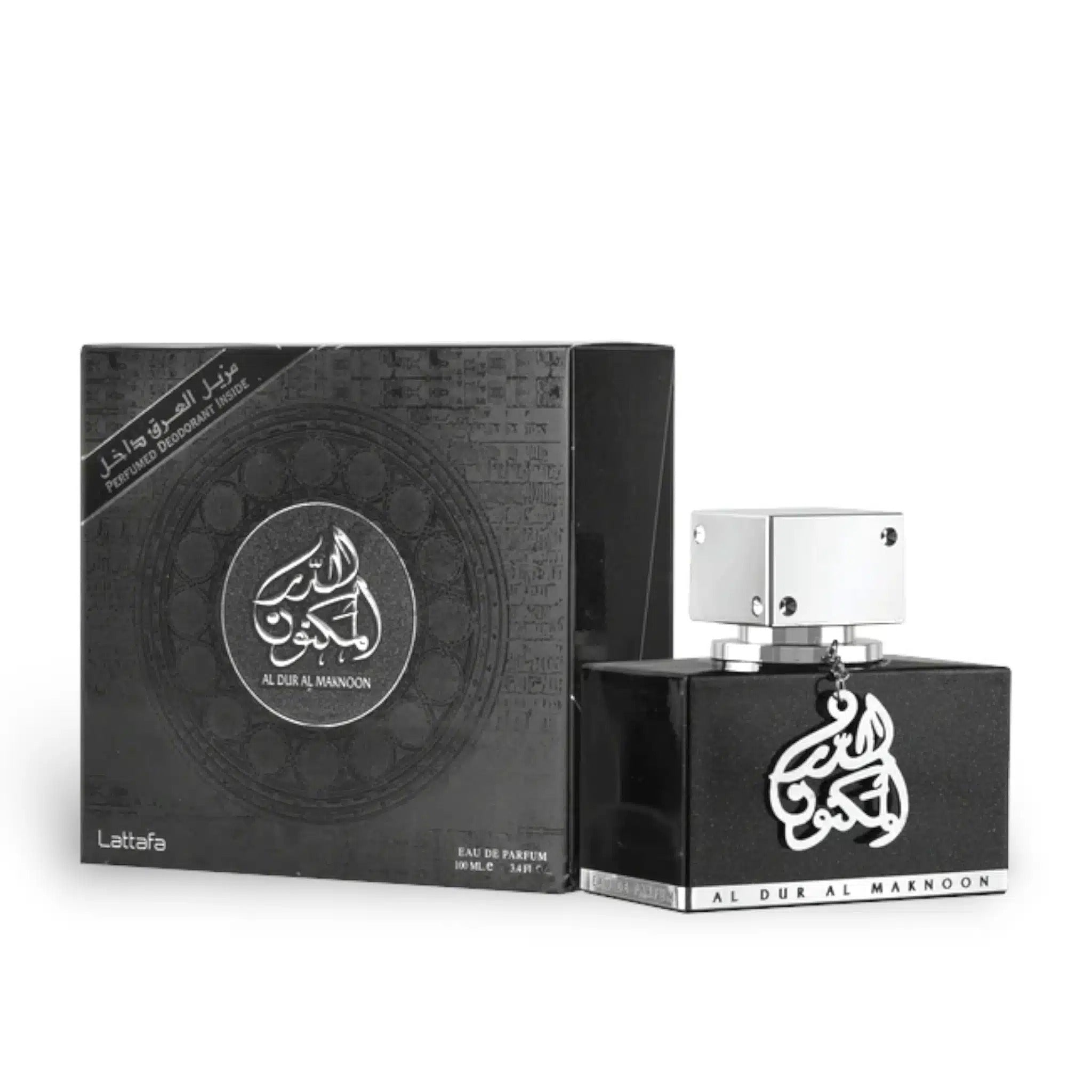 Lattafa Al Dur Al Maknoon Silver 100ml | Best Smoky Pineapple Unisex Parfum UK