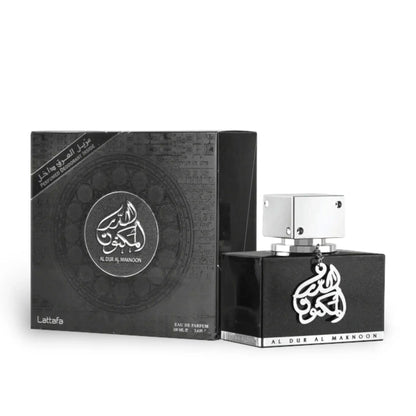 Lattafa Al Dur Al Maknoon Silver 100ml | Best Smoky Pineapple Unisex Parfum UK