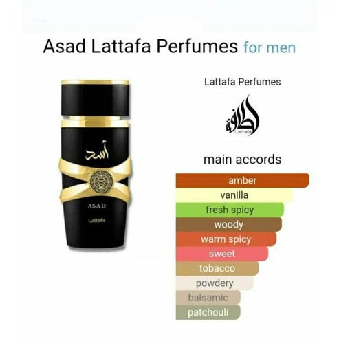 Asad 100ml Eau De Parfum by Lattafa