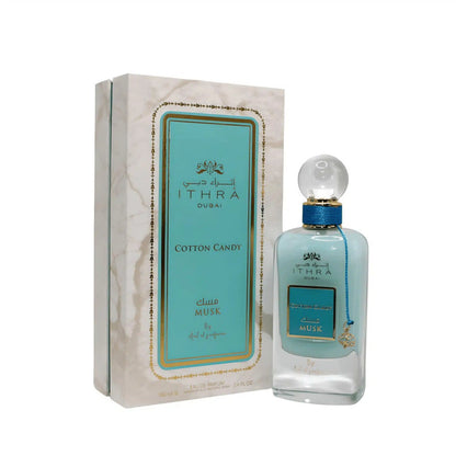 Ithra Dubai Cotton Candy Musk 100ml EDP | Sweet Fruity Women's Perfume