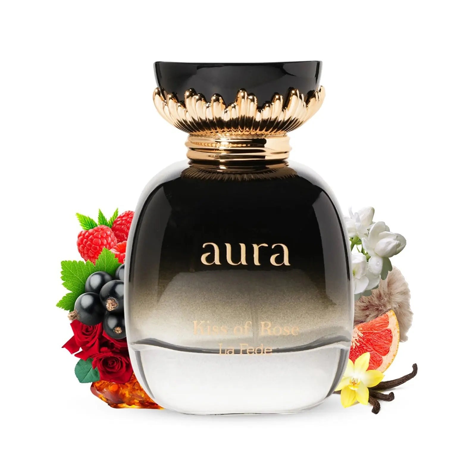 Khadlaj Aura Kiss of Rose 100ml EDP – Fruity Floral Perfume for Women