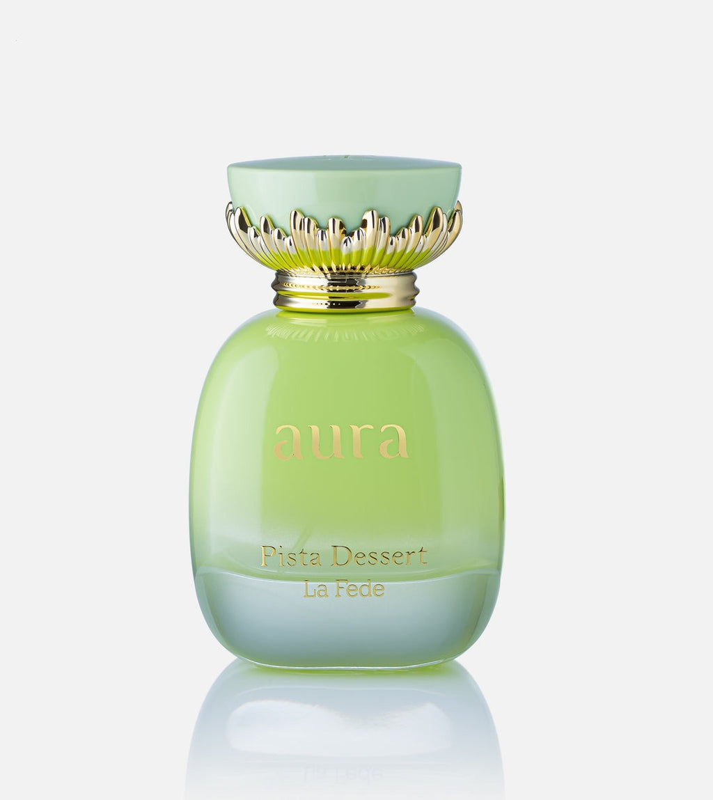 Khadlaj Aura Pista Dessert 100ml EDP – Sweet Pistachio Floral Perfume UK