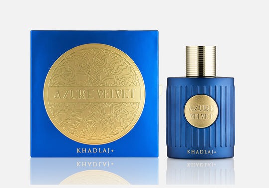 Khadlaj Azure Velvet 100ml Extrait de Parfum UK – Unisex Fresh & Woody Fragrance