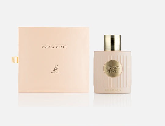 Khadlaj Cream Velvet 100ml Extrait de Parfum – Warm & Creamy Gourmand Fragrance (Made in UAE)
