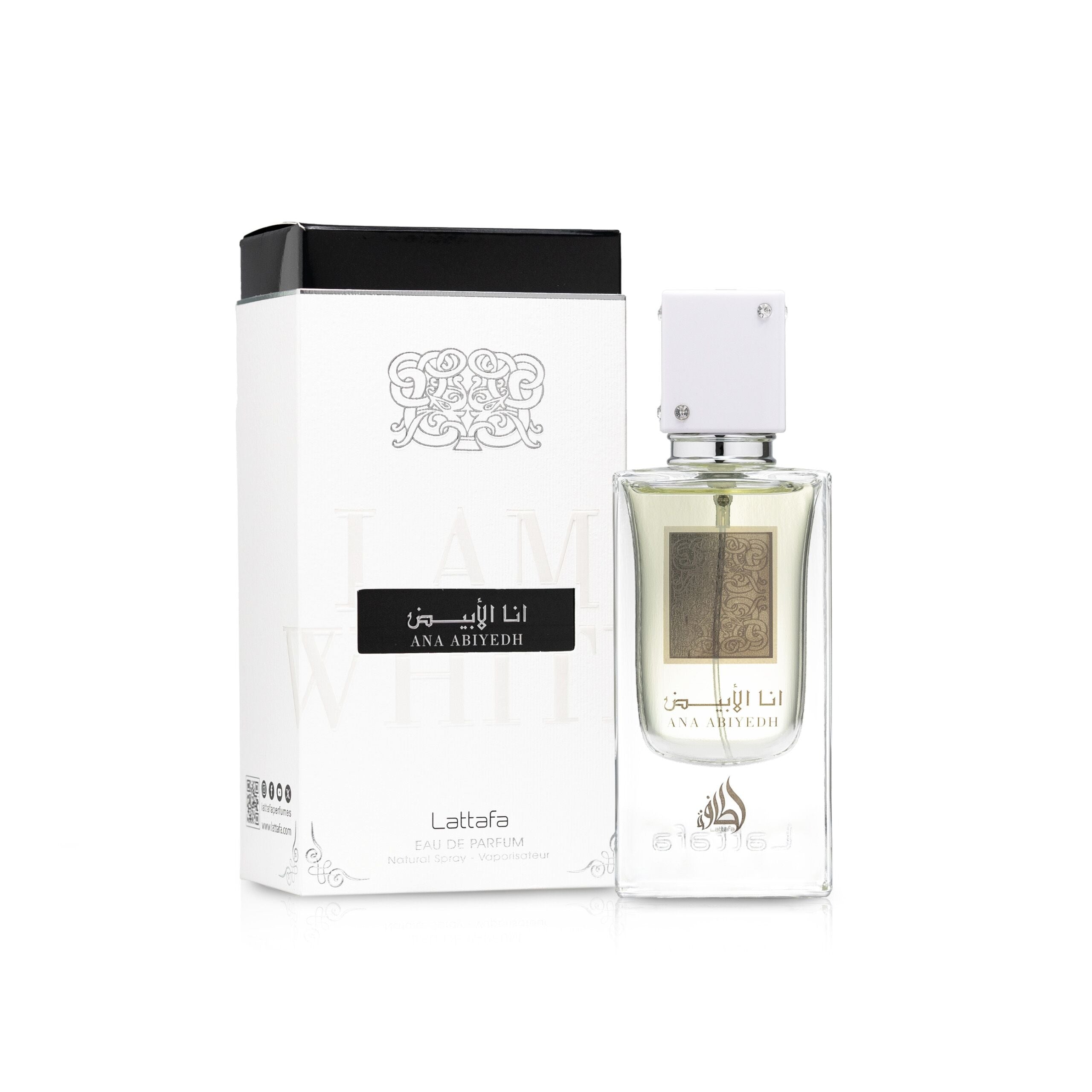 Ana Abiyedh Eau De Parfum 60ml Lattafa-Fresh Musky Vanilla Unisex