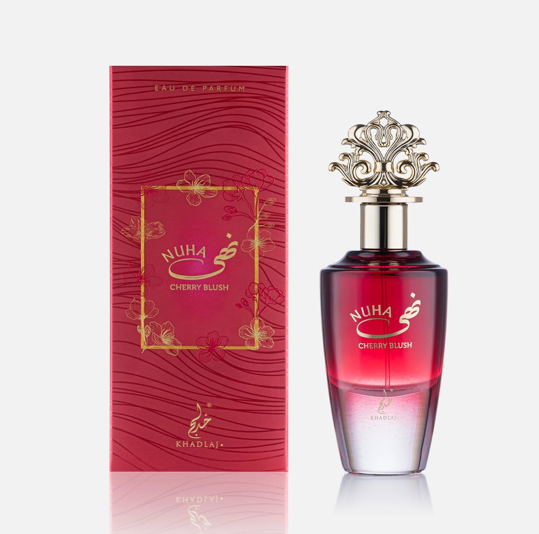 Khadlaj Nuha Cherry Blush 85ml EDP – Sweet Fruity Floral Perfume UK