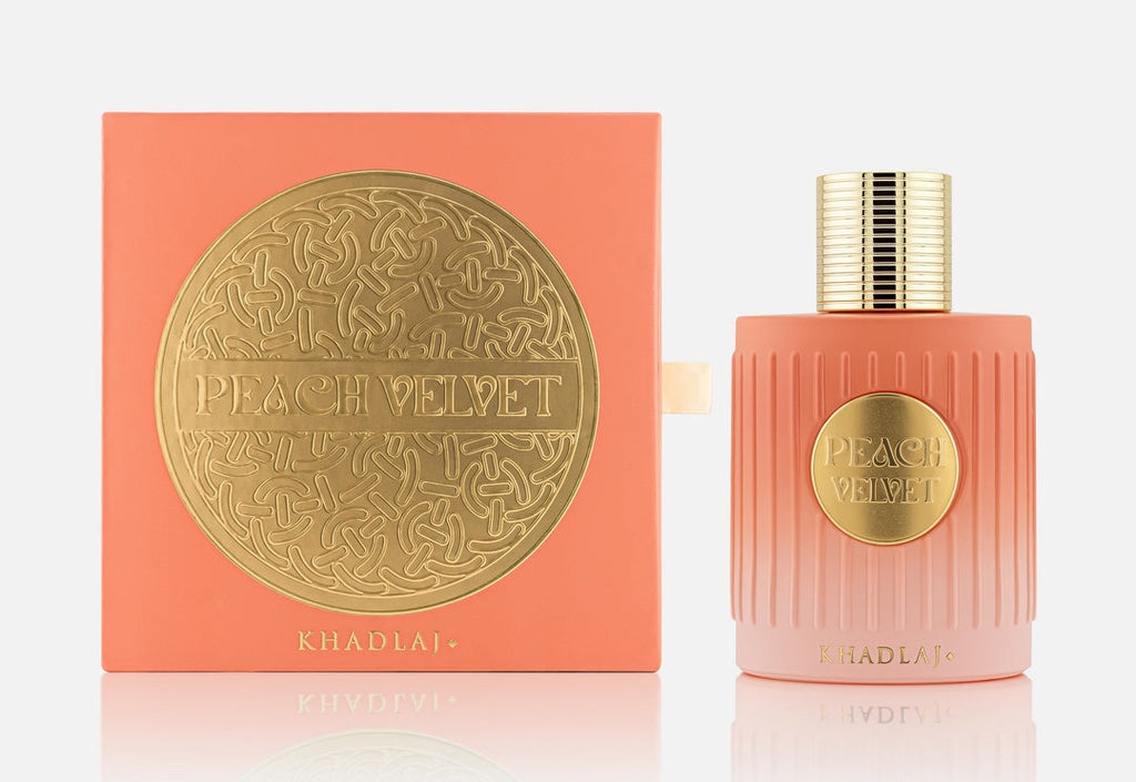 Khadlaj Peach Velvet 100ml EDP – Fruity Gourmand Perfume UK