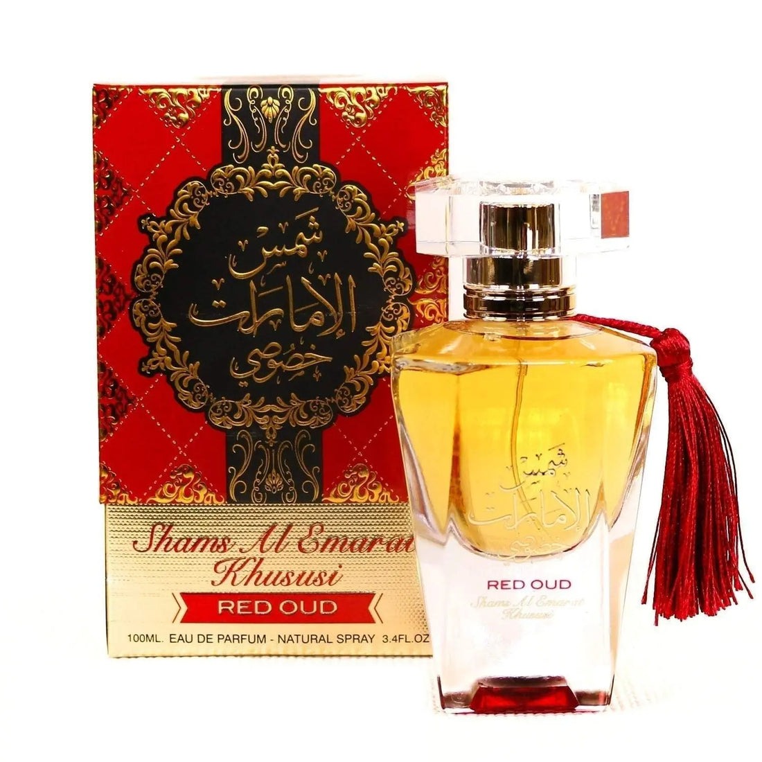 Shams Al Emarat Khususi Red Oud 100ml EDP | Spicy Woody Unisex UK