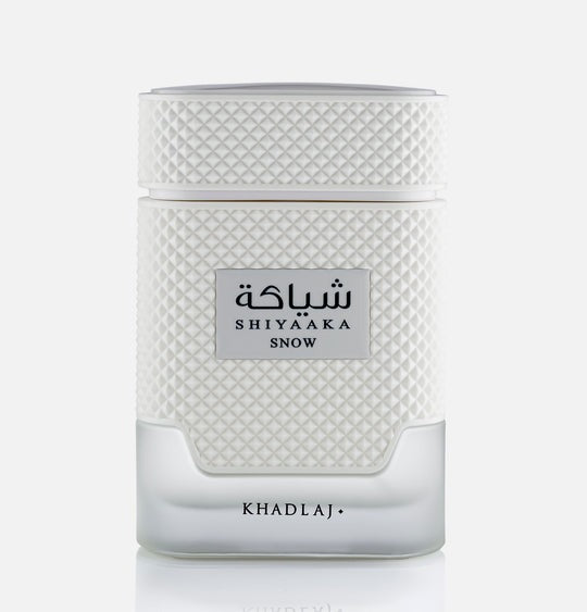 Khadlaj Shiyaaka Snow 100ml Eau de Parfum – Fresh Citrus & Spicy Unisex Fragrance (Made in UAE)