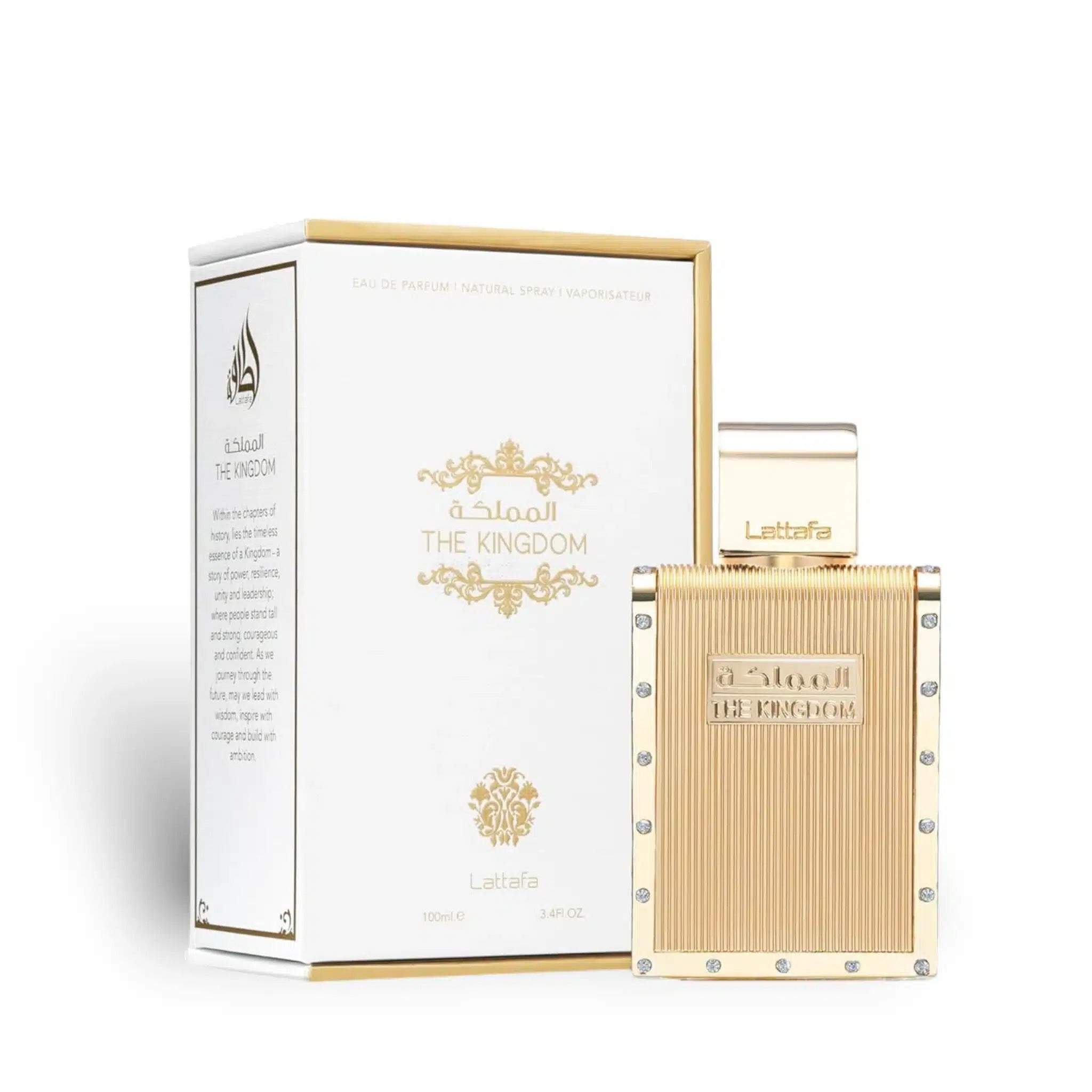 Lattafa The Kingdom for Men 100ml | Best Warm Spicy Unisex Parfum UK