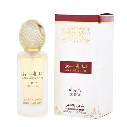 Lattafa Ana Abiyad Rouge 50ml | Luxury Woody Spicy Hair Mist UK