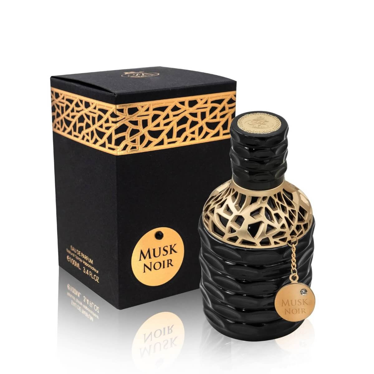 Musk Noir French Avenue 100ml EDP | Warm Amber Oud Men's Perfume UK